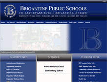 Tablet Screenshot of brigantineschools.org